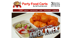 Desktop Screenshot of partyfoodcarts.com